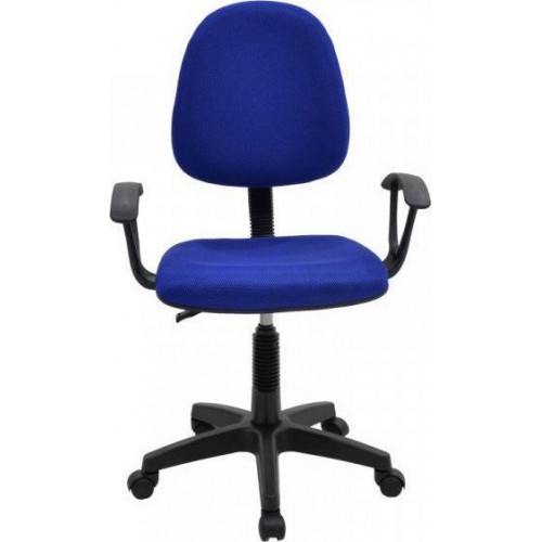 Καρέκλα Γραφείου ArteLibre ΔΑΦΝΗ Μπλε Ύφασμα 55x48x82-94cm Έπιπλα Γραφείου