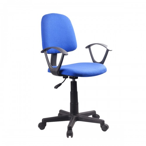 Καρέκλα Γραφείου ArteLibre ΔΑΦΝΗ Μπλε Ύφασμα 55x48x82-94cm Έπιπλα Γραφείου