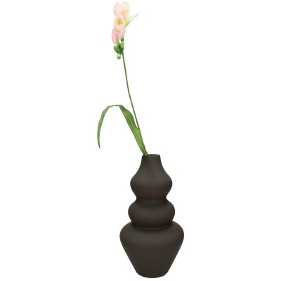 Βάζο ArteLibre Καφέ Δολομίτης 15x15x22cm Διακόσμηση - Φως - Χαλιά