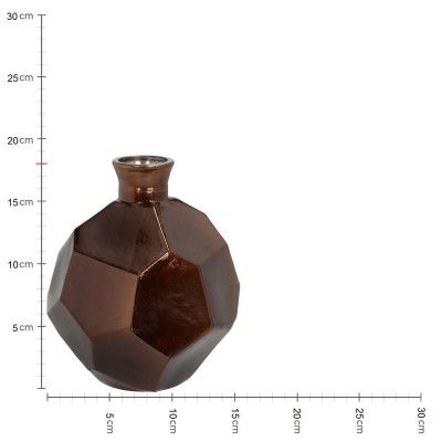 Βάζο ArteLibre Μπρονζέ Ανακυκλωμένο Γυαλί 16x16x18cm Διακόσμηση - Φως - Χαλιά Βάζο ArteLibre Μπρονζέ Ανακυκλωμένο Γυαλί 16x16x18cm Διακόσμηση - Φως - Χαλιά