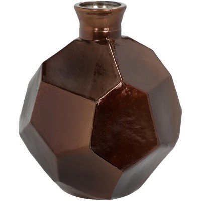 Βάζο ArteLibre Μπρονζέ Ανακυκλωμένο Γυαλί 16x16x18cm  05156707