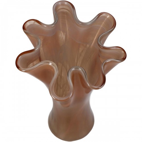 Βάζο ArteLibre Καφέ Ανακυκλωμένο Γυαλί 19x19x29cm Διακόσμηση - Φως - Χαλιά
