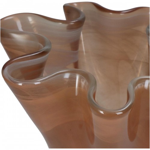 Βάζο ArteLibre Καφέ Ανακυκλωμένο Γυαλί 19x19x29cm Διακόσμηση - Φως - Χαλιά