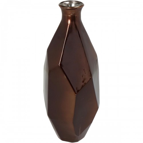 Βάζο ArteLibre Μπρονζέ Ανακυκλωμένο Γυαλί 13x13xx31cm Διακόσμηση - Φως - Χαλιά
