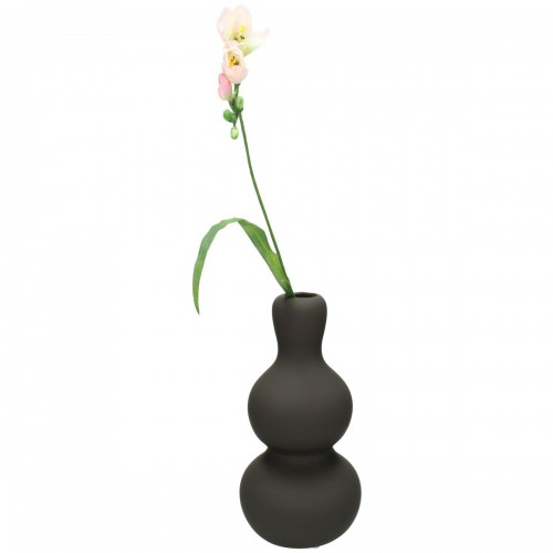 Βάζο ArteLibre Καφέ Δολομίτης 13.5x13.5x20.4cm Διακόσμηση - Φως - Χαλιά