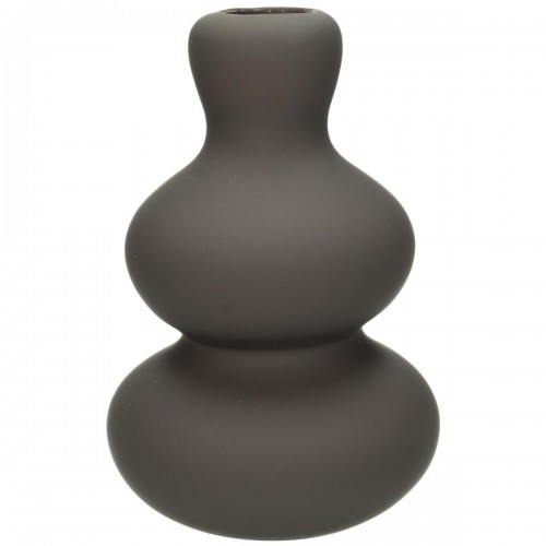 Βάζο ArteLibre Καφέ Δολομίτης 13.5x13.5x20.4cm Διακόσμηση - Φως - Χαλιά