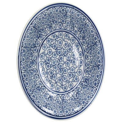 Μπολ ArteLibre Μπλε Πορσελάνη 26x26x7cm 05151428 Μπολ ArteLibre Μπλε Πορσελάνη 26x26x7cm 05151428