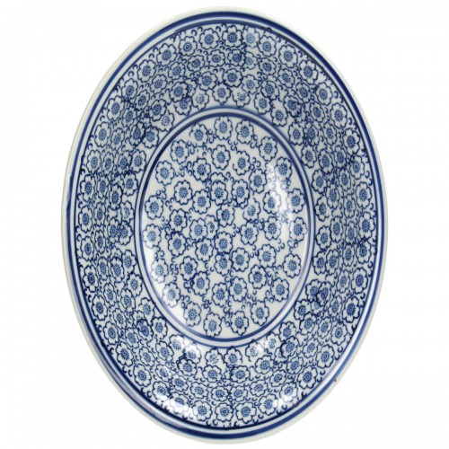Μπολ ArteLibre Μπλε Πορσελάνη 26x26x7cm Διακόσμηση - Φως - Χαλιά