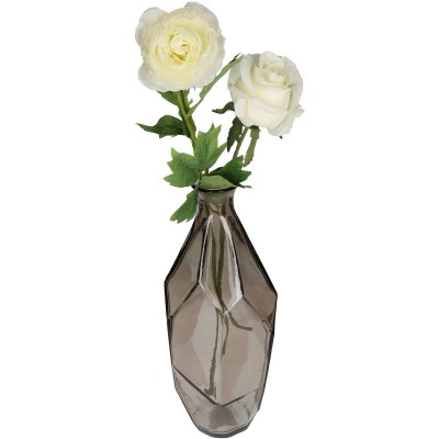 Βάζο ArteLibre Καφέ Ανακυκλωμένο Γυαλί 13x13x31cm  05150230