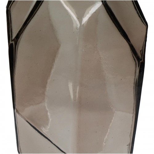 Βάζο ArteLibre Καφέ Ανακυκλωμένο Γυαλί 13x13x31cm Διακόσμηση - Φως - Χαλιά
