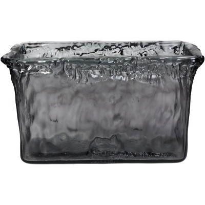 Βάζο ArteLibre Γκρι Ανακυκλωμένο Γυαλί 33x13x20cm  05155975