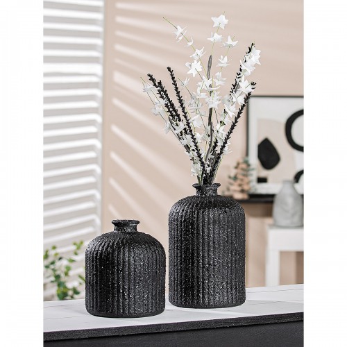 Βάζο ArteLibre Μαύρο Κεραμικό Φ16x18cm  05161097 Διακόσμηση - Φως - Χαλιά