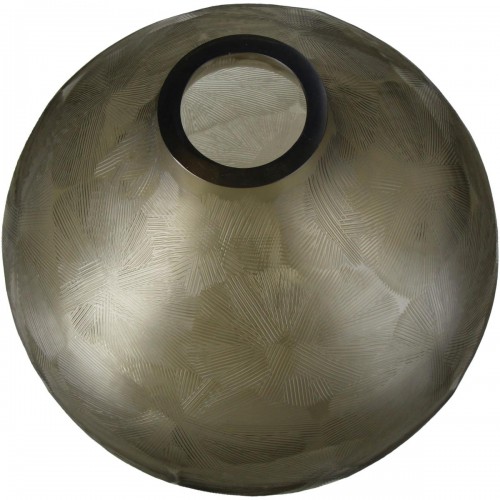 Βάζο ArteLibre Μπεζ Γυαλί 27x27x30.5cm Διακόσμηση - Φως - Χαλιά