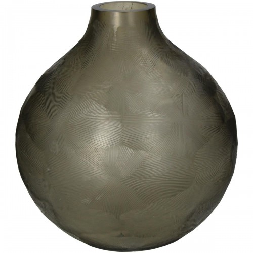 Βάζο ArteLibre Μπεζ Γυαλί 27x27x30.5cm Διακόσμηση - Φως - Χαλιά