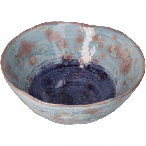 Μπολ ArteLibre Μπλε Κεραμικό 25x24.5x11.5cm Διακόσμηση - Φως - Χαλιά