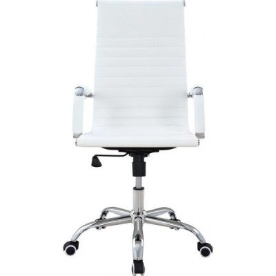 Καρέκλα Γραφείου ArteLibre ΔΙΩΝΗ Λευκό PU 55x60x104-111cm 14230018 Καρέκλα Γραφείου ArteLibre ΔΙΩΝΗ Λευκό PU 55x60x104-111cm 14230018