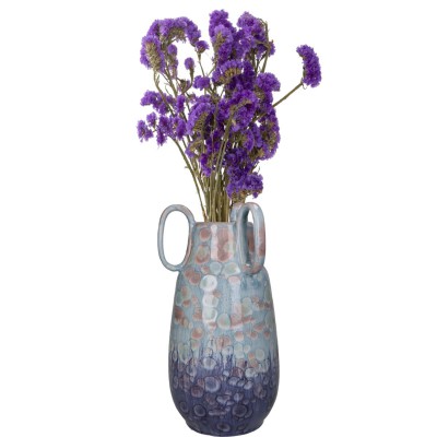 Βάζο ArteLibre Μπλε Κεραμικό 15x15x29.5cm 05154238 Βάζο ArteLibre Μπλε Κεραμικό 15x15x29.5cm 05154238
