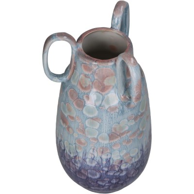 Βάζο ArteLibre Μπλε Κεραμικό 15x15x29.5cm Διακόσμηση - Φως - Χαλιά