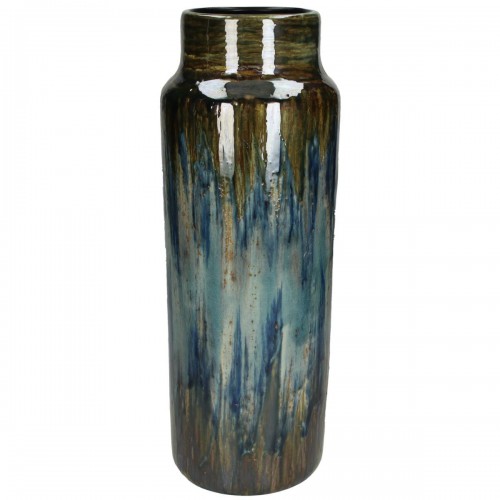 Βάζο ArteLibre Μπλε Κεραμικό 14.5x14.5x39cm Διακόσμηση - Φως - Χαλιά