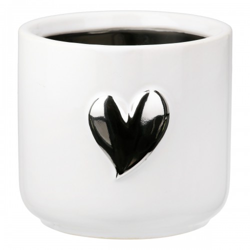 Planter Heart Motif Κεραμικό Λευκό D8X9Cm D8X9Cm 05161493 Διακόσμηση - Φως - Χαλιά Planter Heart Motif Κεραμικό Λευκό D8X9Cm D8X9Cm 05161493 Διακόσμηση - Φως - Χαλιά
