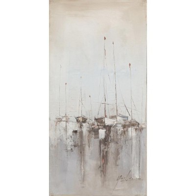Πίνακας ArteLibre "Ιστιοφόρα" Καμβάς 60x120cm  14670032
