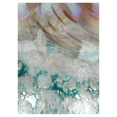 Βάζο ArteLibre Τιρκουάζ Γυαλί 24x24x22cm  05152243