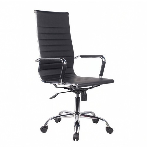 Καρέκλα Γραφείου ArteLibre ΔΙΩΝΗ Μαύρο PU 55x60x104-111cm  14230024 Έπιπλα Γραφείου