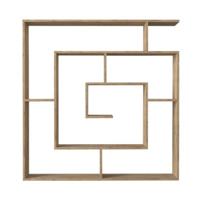 Βιβλιοθήκη ArteLibre Ithaki Φυσικό 125x22x130cm 14410032 Βιβλιοθήκη ArteLibre Ithaki Φυσικό 125x22x130cm 14410032