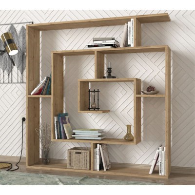 Βιβλιοθήκη Ithaki Φυσικό 125x22x130cm Έπιπλα Γραφείου Βιβλιοθήκη Ithaki Φυσικό 125x22x130cm Έπιπλα Γραφείου