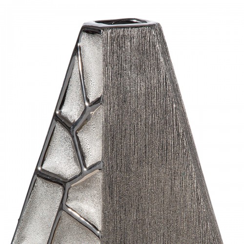 Βάζο Κεραμικό Ασημί χρώμα 21X8X36Cm 21X8X36Cm  05161406 Διακόσμηση - Φως - Χαλιά