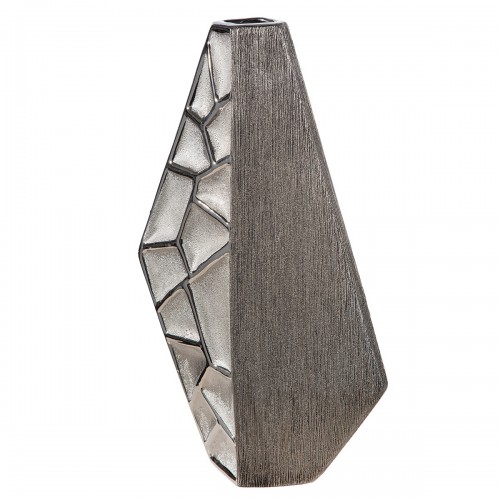 Βάζο Κεραμικό Ασημί χρώμα 21X8X36Cm 21X8X36Cm  05161406 Διακόσμηση - Φως - Χαλιά