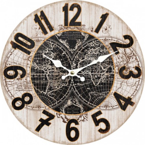 Ρολόι Τοίχου ArteLibre MDF Φ34x3.8cm 14650004 Ρολόι Τοίχου ArteLibre MDF Φ34x3.8cm 14650004