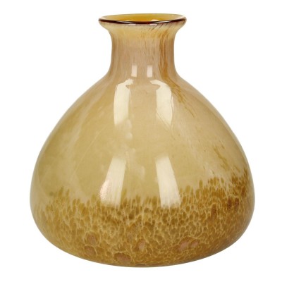 Βάζο ArteLibre Κίτρινο Γυαλί 20x20x20cm  05152250