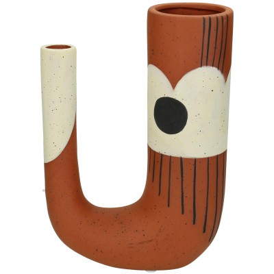 Βάζο ArteLibre Πολύχρωμο Τερακότα 15.8x6.9x22cm  05153451