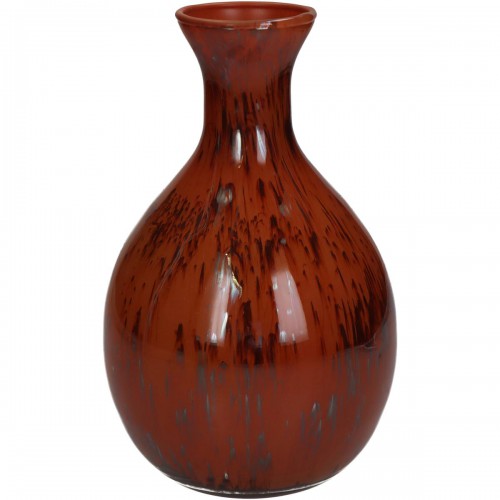 Βάζο ArteLibre Κόκκινο Γυαλί 16x16x25cm Διακόσμηση - Φως - Χαλιά