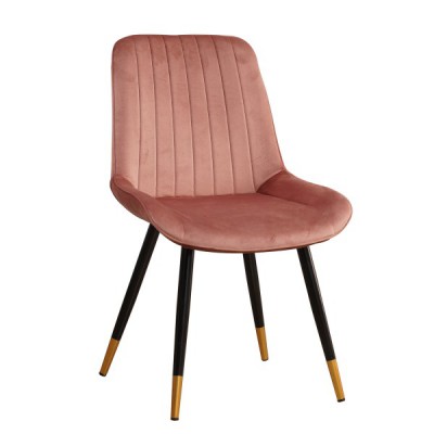 Καρέκλα ArteLibre MOSEY Ροζ Βελούδο-Μέταλλο-Ξύλο 52x57x85cm 14600033 Καρέκλα ArteLibre MOSEY Ροζ Βελούδο-Μέταλλο-Ξύλο 52x57x85cm 14600033