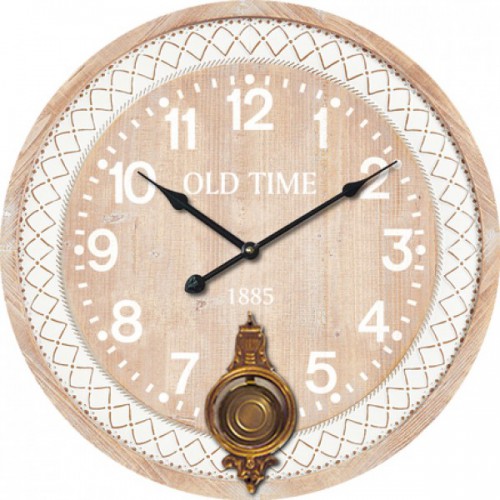Ρολόι Τοίχου ArteLibre MDF Φ58x4cm 14650017 Ρολόι Τοίχου ArteLibre MDF Φ58x4cm 14650017