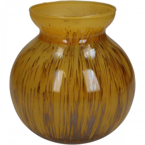 Βάζο ArteLibre Ώχρα Γυαλί 15x15x16cm Διακόσμηση - Φως - Χαλιά Βάζο ArteLibre Ώχρα Γυαλί 15x15x16cm Διακόσμηση - Φως - Χαλιά
