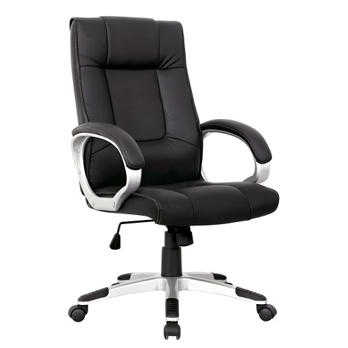 Καρέκλα Γραφείου ArteLibre ΡHNH Μαύρο PU 61.5x69x109-117cm Έπιπλα Γραφείου