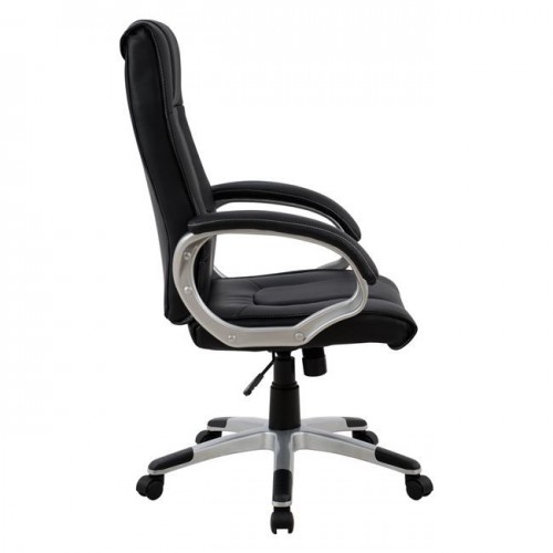 Καρέκλα Γραφείου ArteLibre ΡHNH Μαύρο PU 61.5x69x109-117cm Έπιπλα Γραφείου