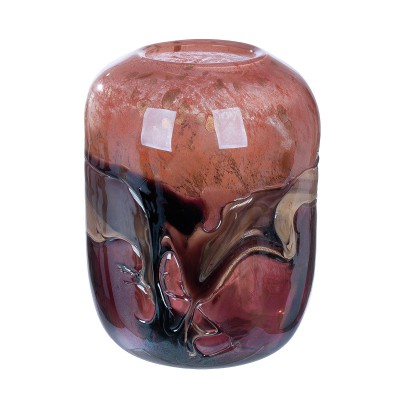 Glasart Βάζο "Apart" Γυάλινο Orange Rose PU H. 27 cm D. 20 cm  05161132
