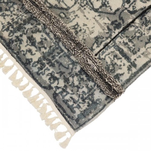 Χαλί Vintage Γκρι Βαμβακερό 120x180cm Διακόσμηση - Φωτισμός - Χαλιά