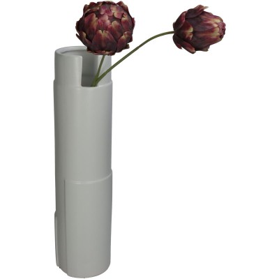 Βάζο ArteLibre Λευκό Κεραμικό 10.5x10.5x39.5cm Διακόσμηση - Φως - Χαλιά