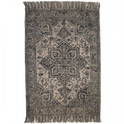 Χαλί Vintage Γκρι Βαμβακερό 120x180cm Διακόσμηση - Φωτισμός - Χαλιά Χαλί Vintage Γκρι Βαμβακερό 120x180cm Διακόσμηση - Φωτισμός - Χαλιά
