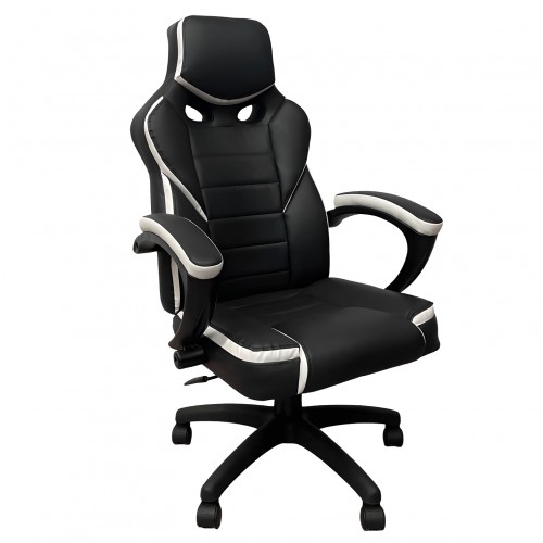 Καρέκλα Γραφείου ArteLibre Gaming ΚΛΕΟΝΙΚΗ Μαύρο-Λευκό 65x72x118-126cm 14240016 Έπιπλα Γραφείου Καρέκλα Γραφείου ArteLibre Gaming ΚΛΕΟΝΙΚΗ Μαύρο-Λευκό 65x72x118-126cm 14240016 Έπιπλα Γραφείου