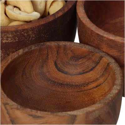 Μπολ ArteLibre Καφέ Ξύλο 11.4x11.4x6.5cm Σετ 3Τμχ Διακόσμηση - Φως - Χαλιά Μπολ ArteLibre Καφέ Ξύλο 11.4x11.4x6.5cm Σετ 3Τμχ Διακόσμηση - Φως - Χαλιά