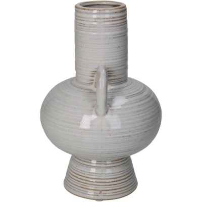Βάζο ArteLibre Μπεζ Κεραμικό 13.5x13.5x21.4cm Διακόσμηση - Φως - Χαλιά Βάζο ArteLibre Μπεζ Κεραμικό 13.5x13.5x21.4cm Διακόσμηση - Φως - Χαλιά