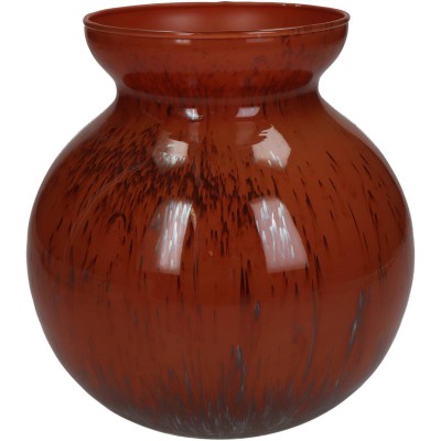 Βάζο ArteLibre Κόκκινο Γυαλί 15x15x16cm  05154939