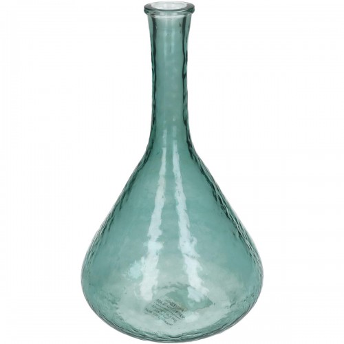 Βάζο ArteLibre Πράσινο Ανακυκλωμένο Γυαλί 17.8x17.8x30.5cm Διακόσμηση - Φως - Χαλιά