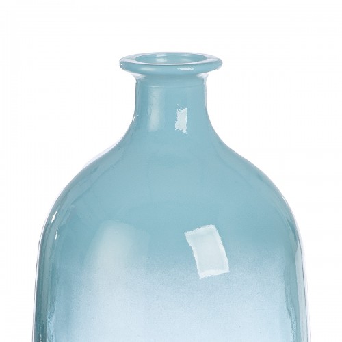 Βάζο Μπουκάλι Γυαλικά Μπλε D16X38Cm D16X38Cm  05161444 Διακόσμηση - Φως - Χαλιά